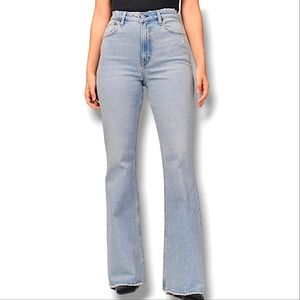 Abercrombie & Fitch Light Blue Flare Jeans